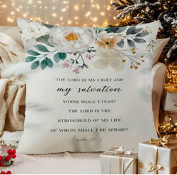 Inspirational Scripture pillow case 