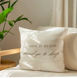 Inspirational Scripture pillow case 