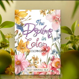 Psalms in Color Adult Coloring Book