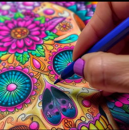 Psalms in Color Adult Coloring Book