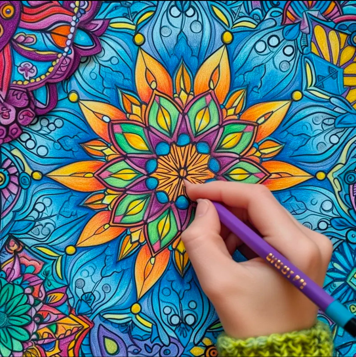 Psalms in Color Adult Coloring Book_3