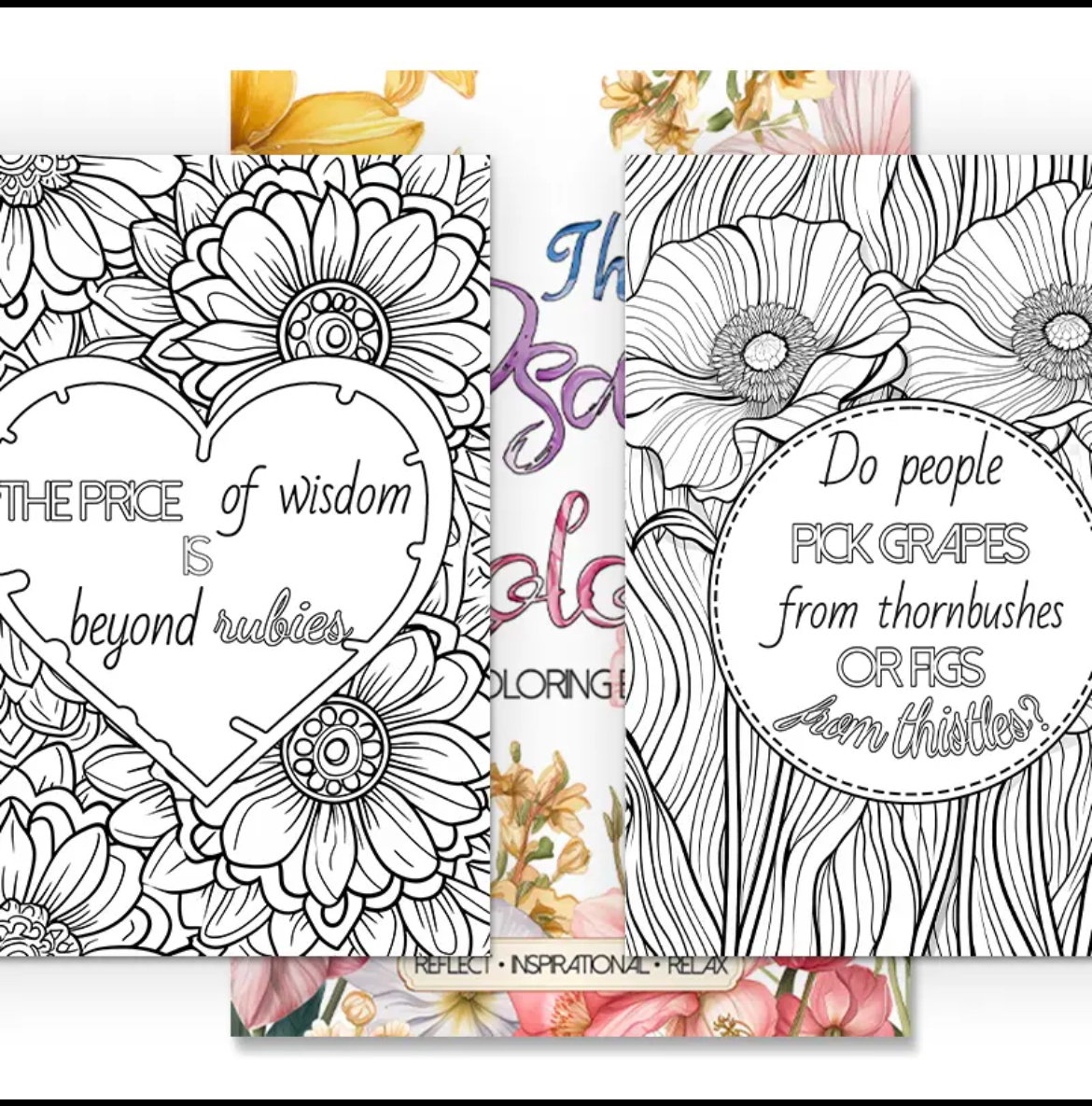 Psalms in Color Adult Coloring Book_2