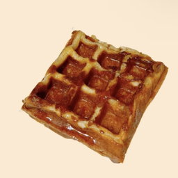 Roasted sugar mochi waffle 