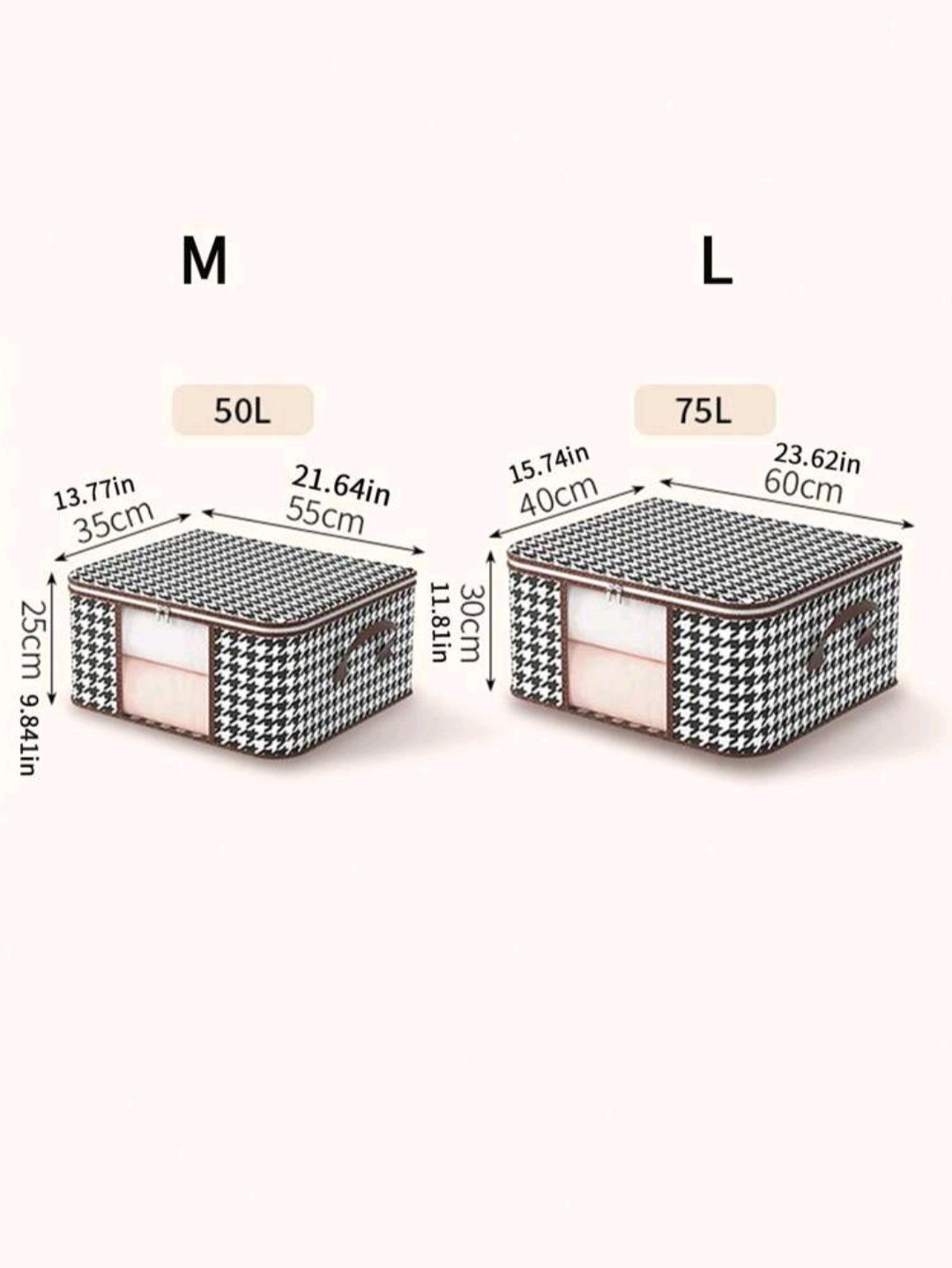 Plaid Storage Bag (Large)_2