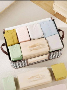 Plaid Storage Bag (Large)