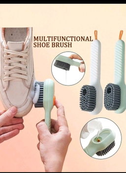 Multifunctional Shoe Brush with Dispenser 