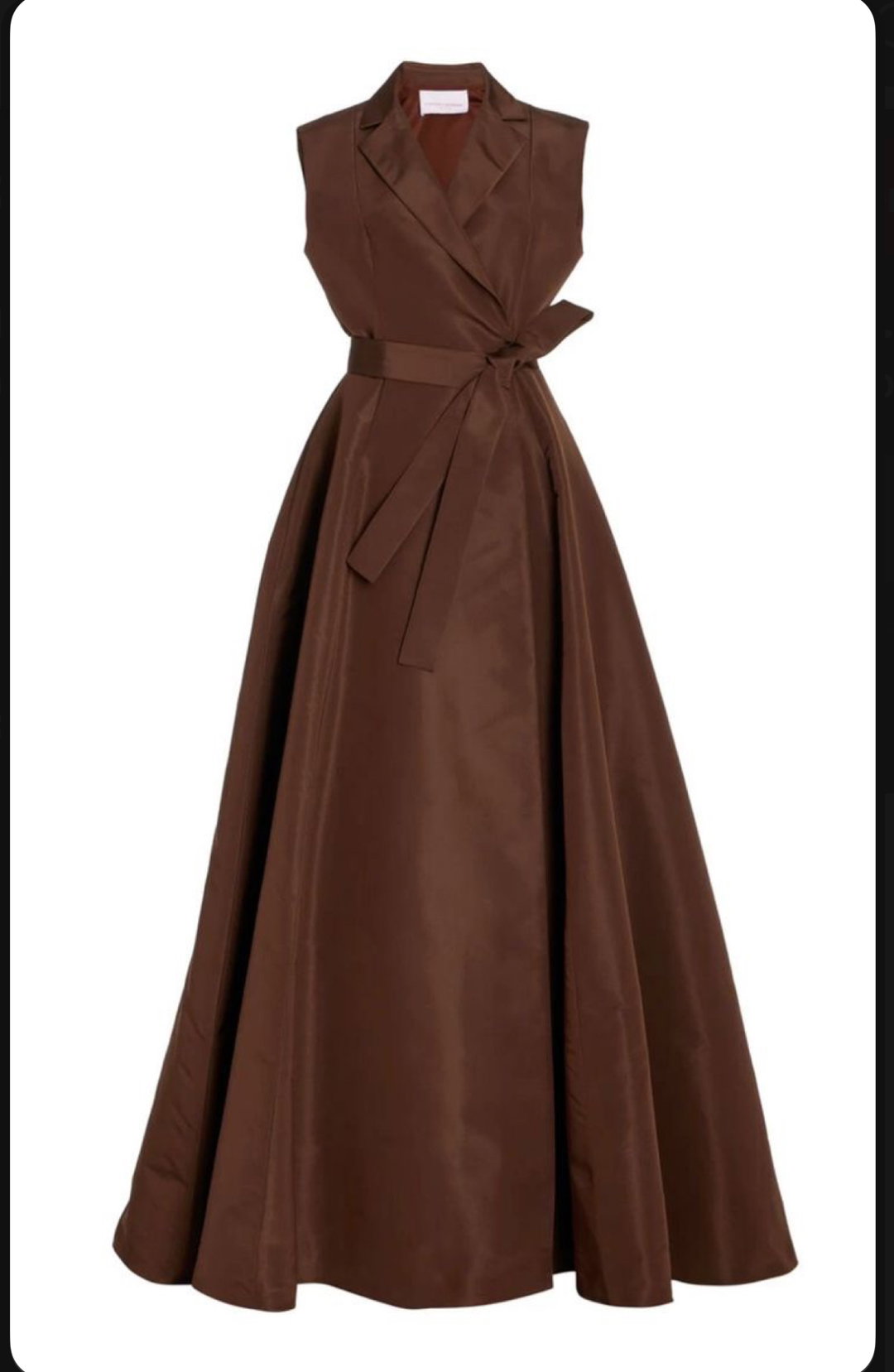 Robe marron 3/4