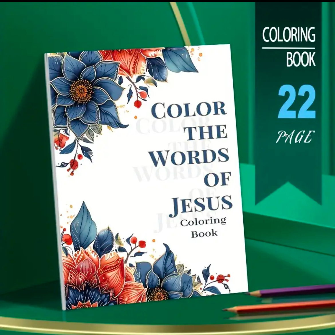 Color the Words of Jesus Coloring Book_0