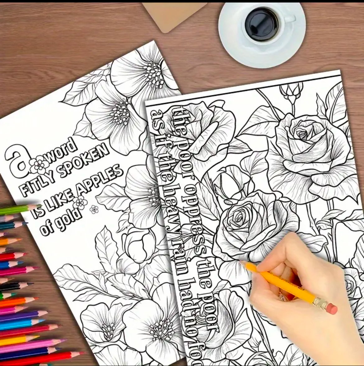 Color the Words of Jesus Coloring Book_2