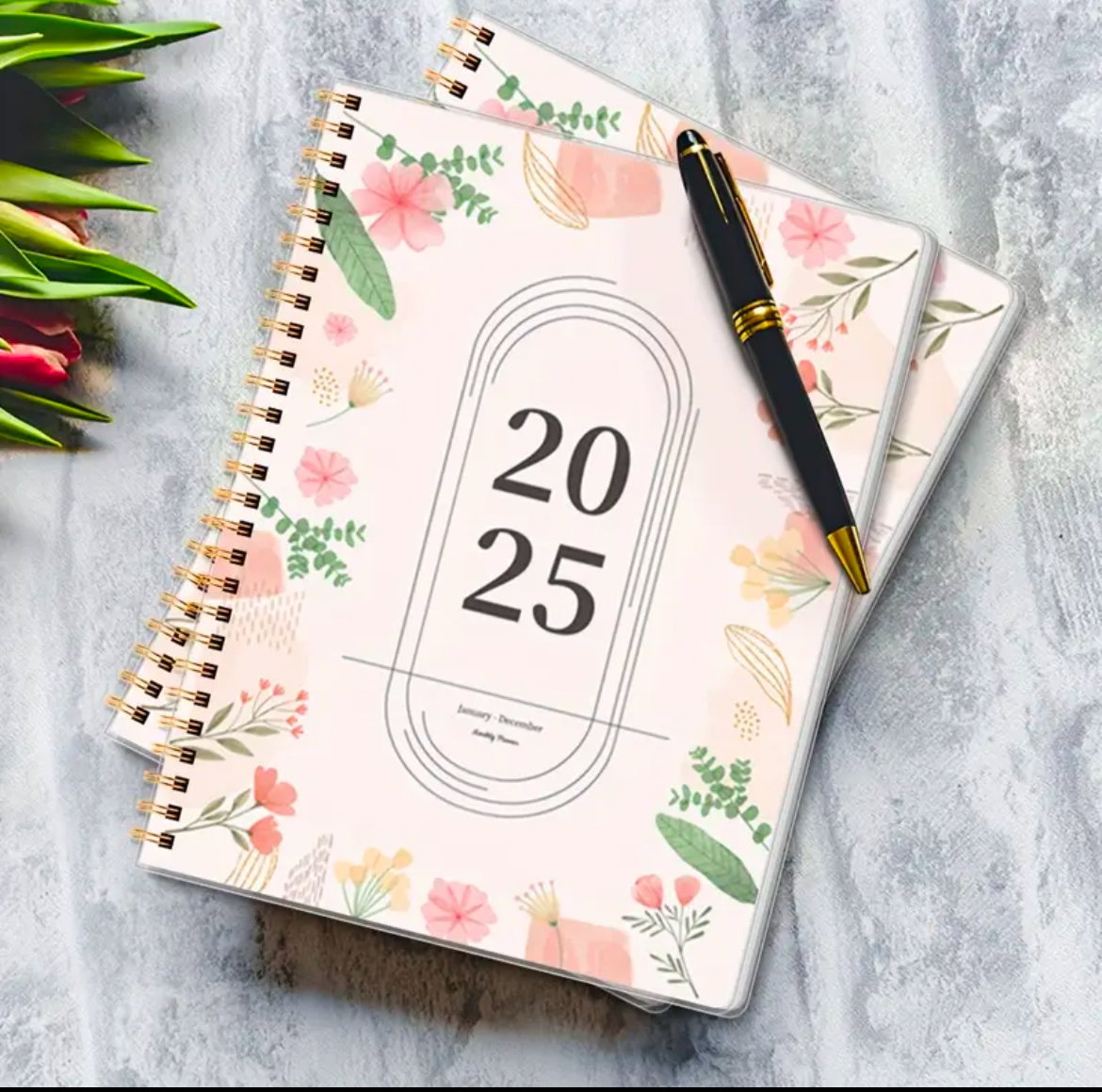 2025 Flower themed Annual Planner_0