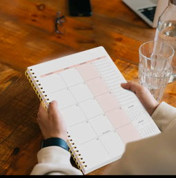2025 Flower themed Annual Planner