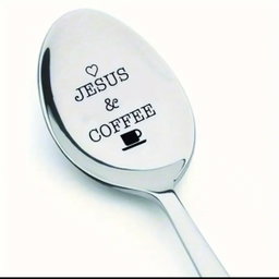 Jesus and coffee teaspoon