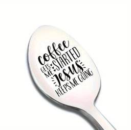 Jesus and coffee teaspoon