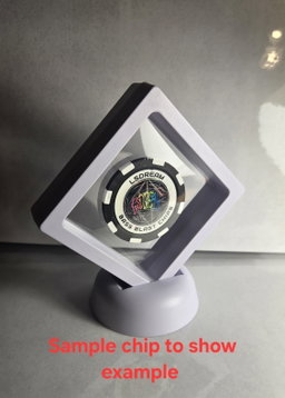 White floating frame for chip