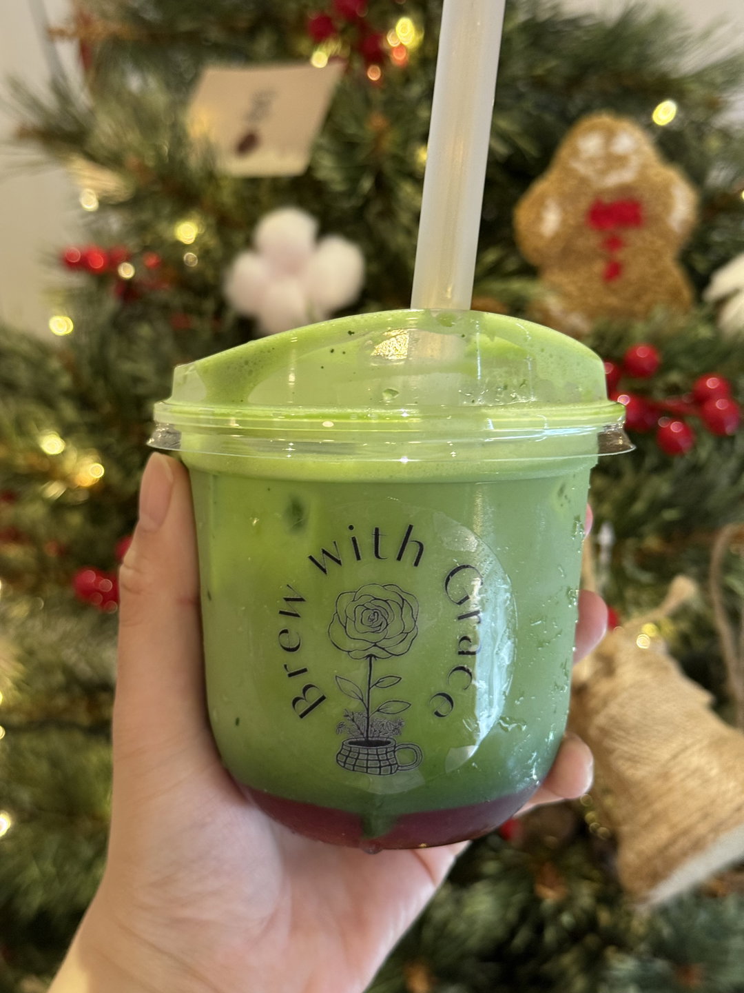 🍓Strawberry Matcha Oats🍵