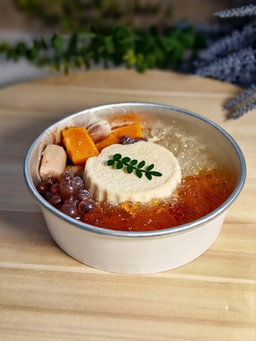 Soy Milk Pudding Bowl 豆乳布丁桃胶碗