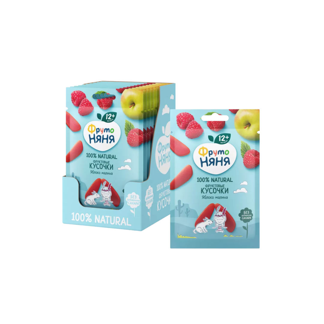 Fruit slices Frutonanny Apple & Rasberry