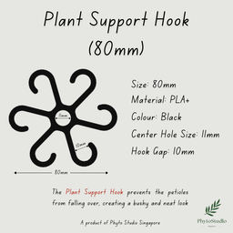PROMOTION: 4pcs 80mm Plant Support Hook
