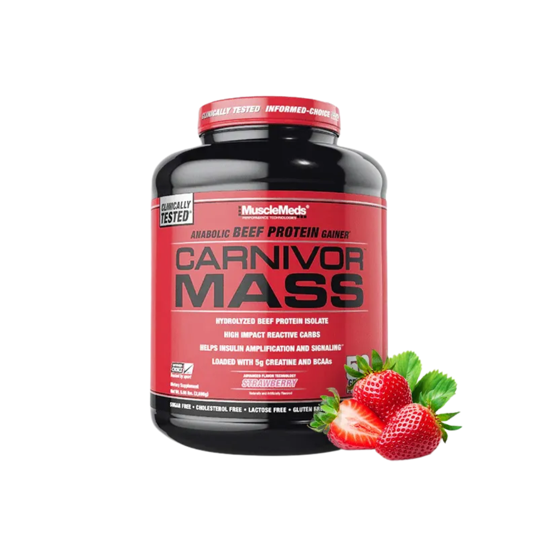 Carnivor Mass strawberry 6lbs MUSCLEMEDS