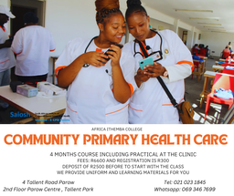 COMMUITY PRIMARY HEALTH CARE COURSE