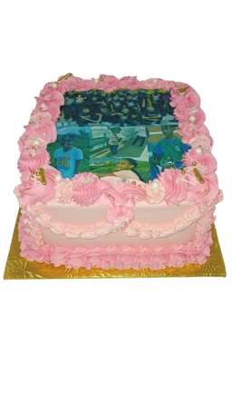 8-inch Double Layer Square Cake