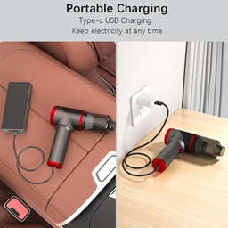 3-in-1 Rechargeable Handheld Vacuum & Air Duster 🚗💨