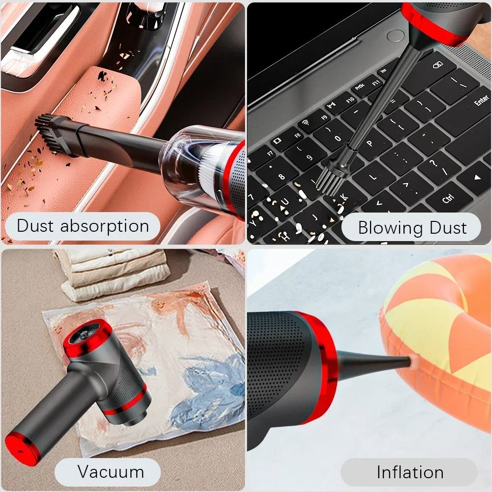 3-in-1 Rechargeable Handheld Vacuum & Air Duster 🚗💨_1