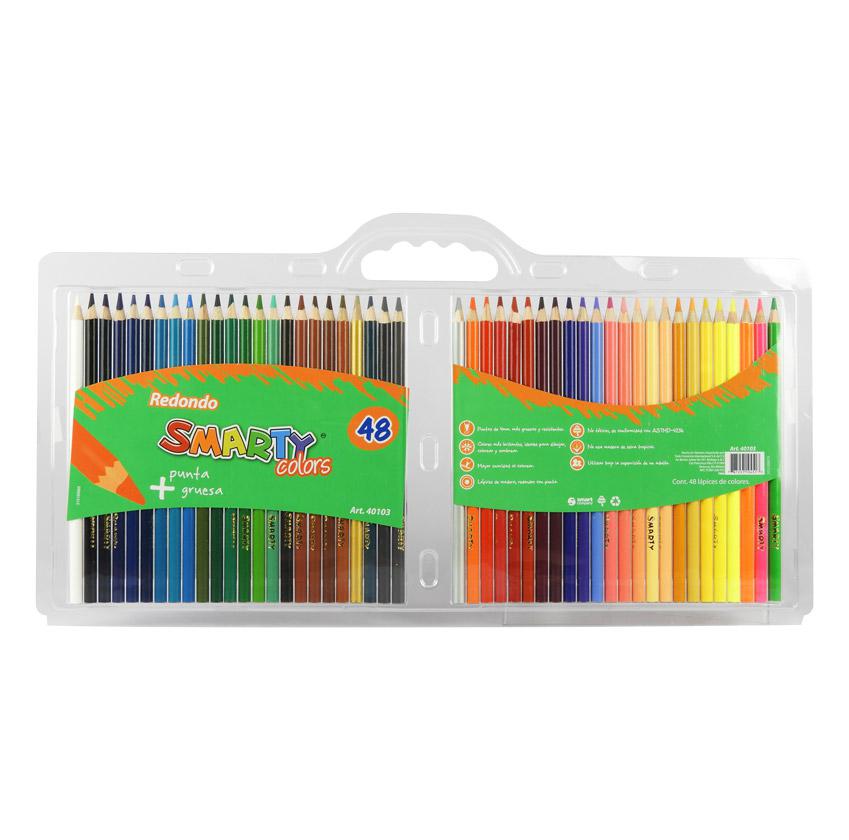 Colores Smarty 48pza. redondos _0