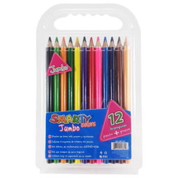 Colores Smarty 12pza. JUMBO Preescolar