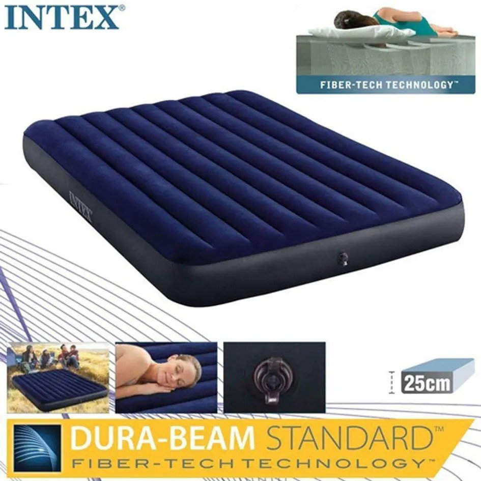 Portable Inflatable Mattress – Camping & Home Air Bed 🛏️🏕️_1