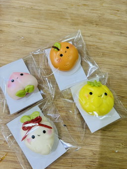 Little Blessings Bun Babies 🍊🍑🍍🥕 (Plain milk bun)