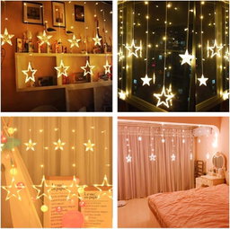 Luces Led Colgantes En Forma De Estrella