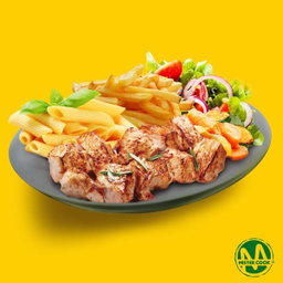 Plat chicken BBQ