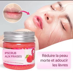 Gommage à lèvres fraise 