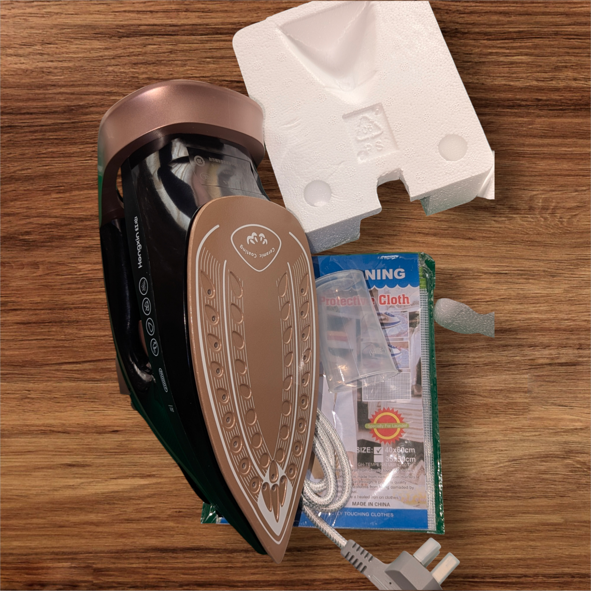 Three-speed Thermostatic Ceramic Soleplate Electric Iron-RAF_2