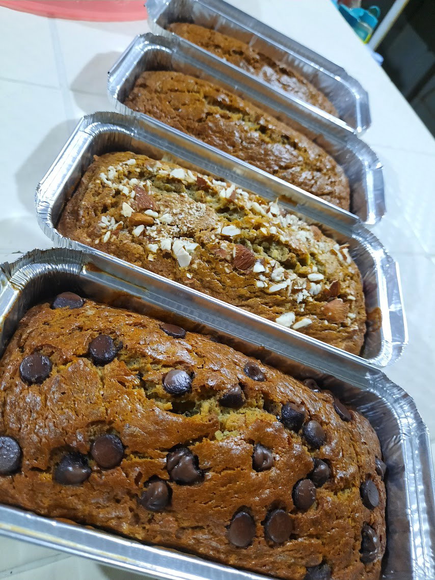 Two-Topping Flavoured Banana Bread_3
