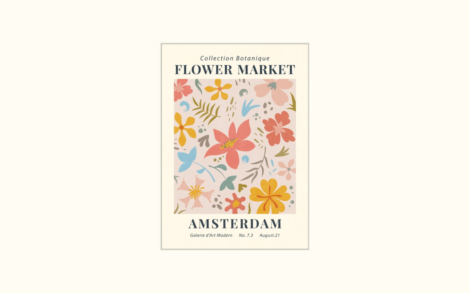 Flower Market Amstersdam 50cm x 70cm_0