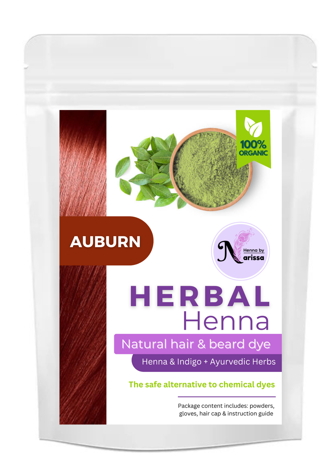 AUBURN Herbal Henna Powder