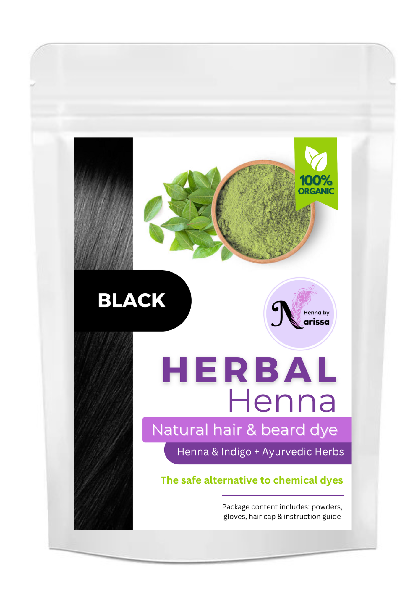 BLACK Herbal Henna Powder_0