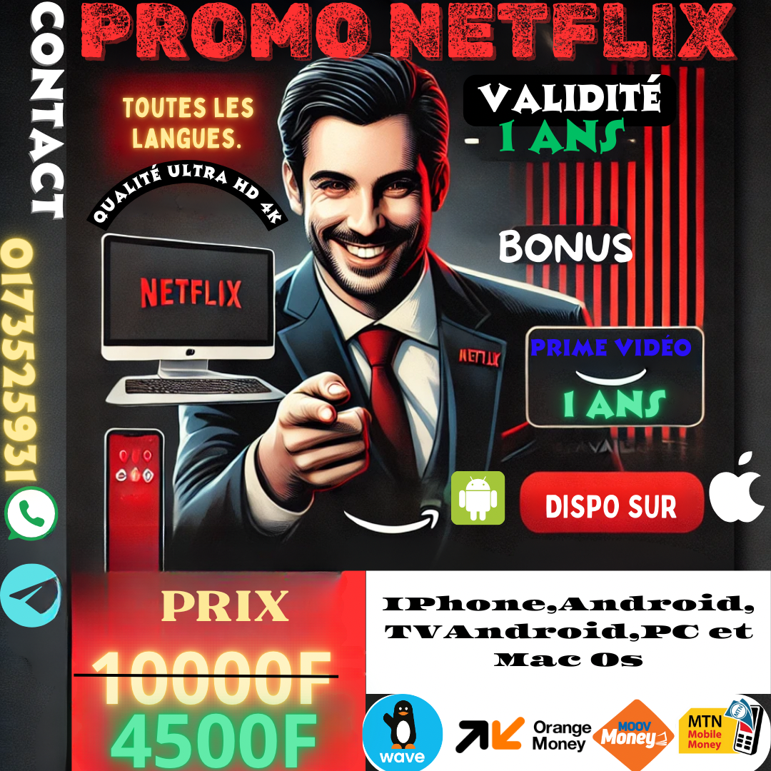 ABONNEMENT NETFLIX +PRIME VIDEO (1ans)_0