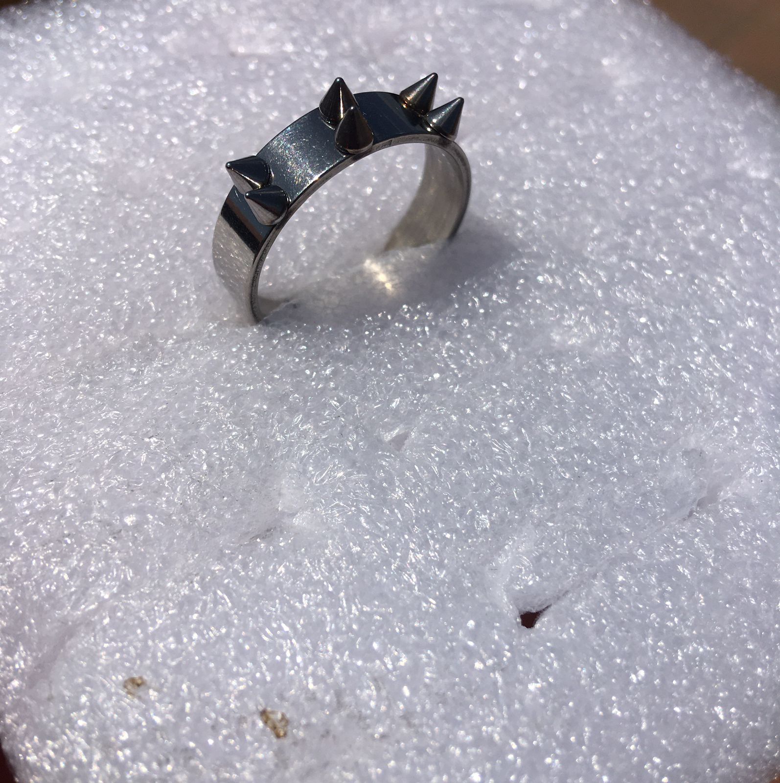 Silver Spike Ring_0
