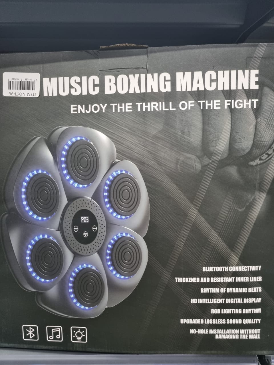 Adult Bluetooth boxing machine with gloves _1
