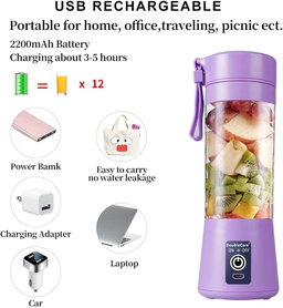 Mixeur fruits et agrumes électrique portable USB 380ml