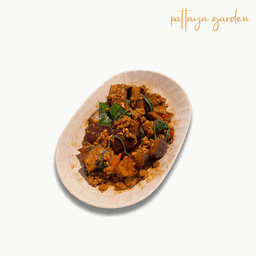 Stir-fried Eggplant with Minced Chicken
