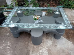 Pub Table With 4 Seat 