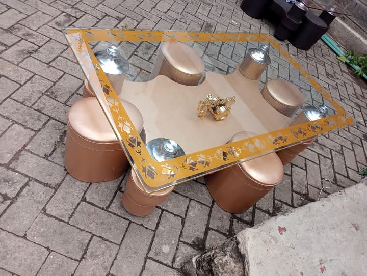 Pub Table With 4 Seat _2
