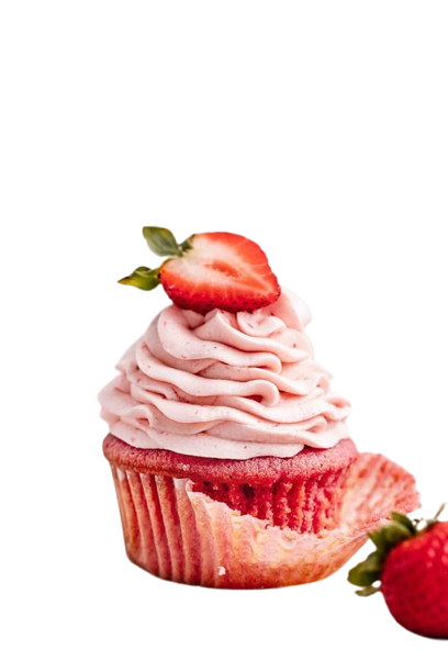 Strawberries N' Cream Cupcake_0
