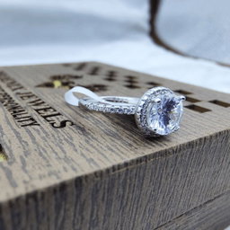 Glimmering Ivy 925 Silver Ring for Women