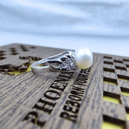 Silver Pearl 925 Ring for Women
