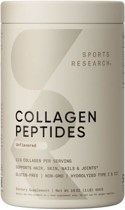 Sports Research Collagen Peptides - Powder (41 Servings)
